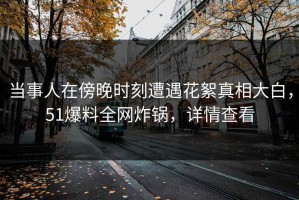 当事人在傍晚时刻遭遇花絮真相大白，51爆料全网炸锅，详情查看